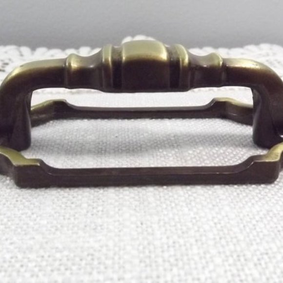 4 Vintage Brass Drawer/Door Pulls for Upcycling - Picture 6 of 7